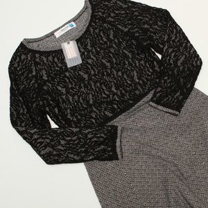 NWT Anthropologie Sparrow Farah Lace Sweater Dress